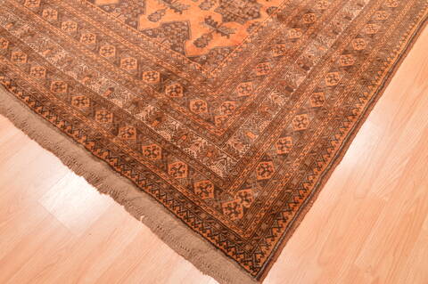 Khan Mohammadi Brown Hand Knotted 82 X 1011  Area Rug 100-89793 Image 7