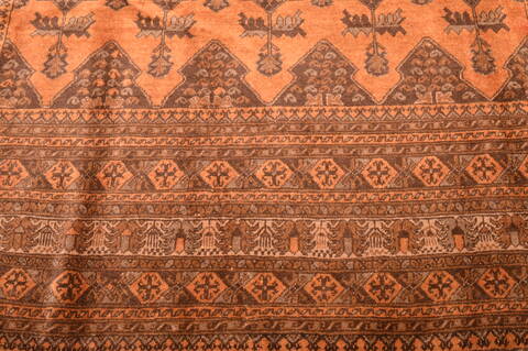 Khan Mohammadi Brown Hand Knotted 82 X 1011  Area Rug 100-89793 Image 8