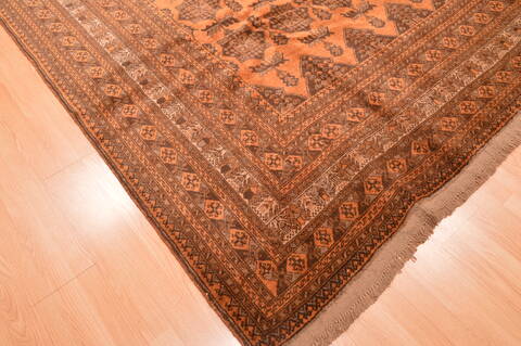 Khan Mohammadi Brown Hand Knotted 82 X 1011  Area Rug 100-89793 Image 9