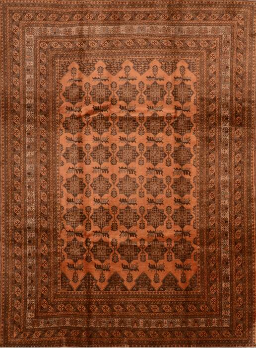 Khan Mohammadi Brown Hand Knotted 82 X 1011  Area Rug 100-89793 Image 0