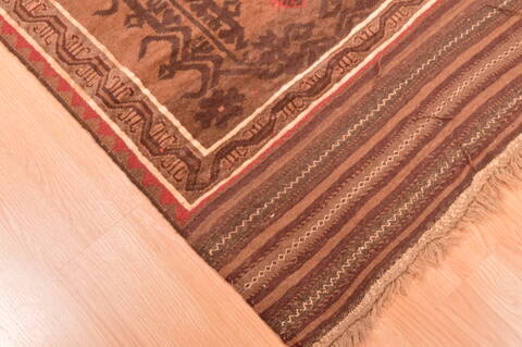 Baluch Brown Hand Knotted 30 X 47  Area Rug 100-89795 Image 7