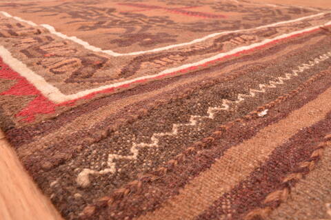 Baluch Brown Hand Knotted 30 X 47  Area Rug 100-89795 Image 8