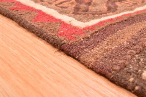 Baluch Brown Hand Knotted 30 X 47  Area Rug 100-89795 Image 9