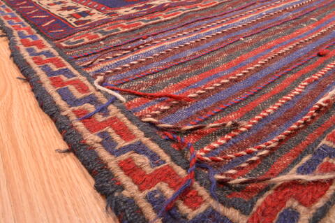 Baluch Blue Hand Knotted 30 X 47  Area Rug 100-89796 Image 11