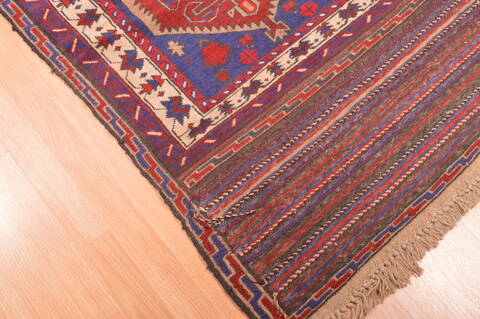 Baluch Blue Hand Knotted 30 X 47  Area Rug 100-89796 Image 7
