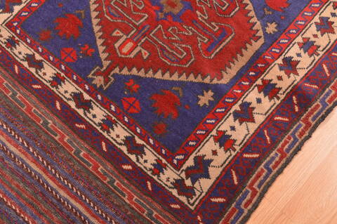 Baluch Blue Hand Knotted 30 X 47  Area Rug 100-89796 Image 9
