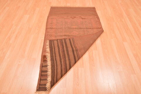 Baluch Brown Hand Knotted 211 X 53  Area Rug 100-89798 Image 10
