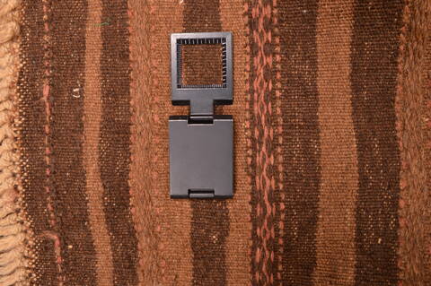 Baluch Brown Hand Knotted 211 X 53  Area Rug 100-89798 Image 12