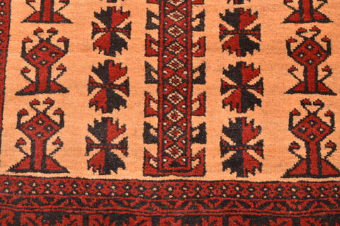 Baluch Beige Hand Knotted 29 X 46  Area Rug 100-89799 Image 10