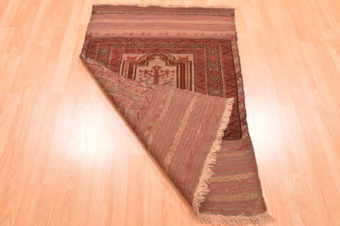 Baluch Beige Hand Knotted 26 X 40  Area Rug 100-89801 Image 10