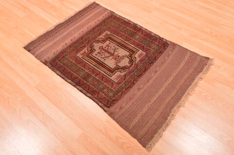 Baluch Beige Hand Knotted 26 X 40  Area Rug 100-89801 Image 3