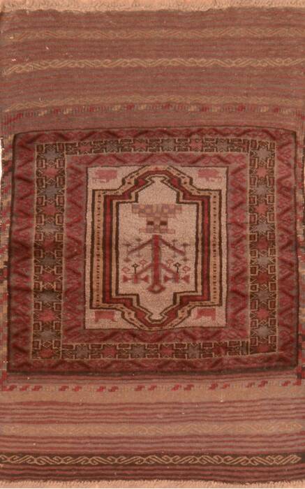 Baluch Beige Hand Knotted 26 X 40  Area Rug 100-89801 Image 0