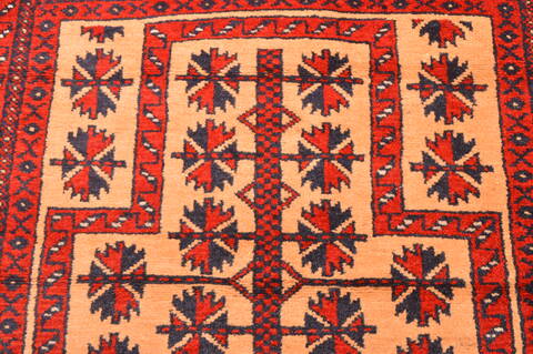 Baluch Beige Hand Knotted 30 X 47  Area Rug 100-89802 Image 6