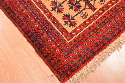 Baluch Beige Hand Knotted 30 X 47  Area Rug 100-89802 Image 8