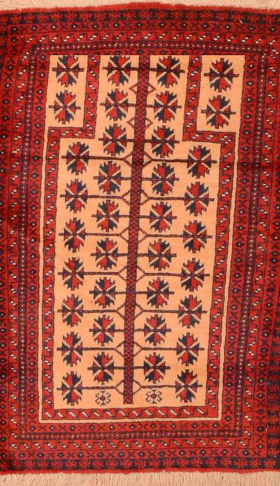 Baluch Beige Hand Knotted 30 X 47  Area Rug 100-89802 Image 0
