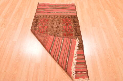 Baluch Grey Hand Knotted 211 X 46  Area Rug 100-89806 Image 8