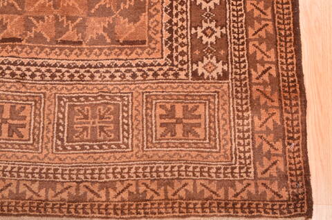 Baluch Beige Hand Knotted 29 X 45  Area Rug 100-89809 Image 4