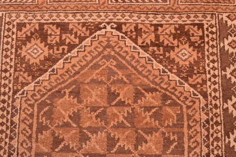 Baluch Beige Hand Knotted 29 X 45  Area Rug 100-89809 Image 5
