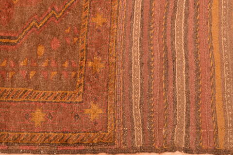 Baluch Brown Hand Knotted 210 X 45  Area Rug 100-89810 Image 10