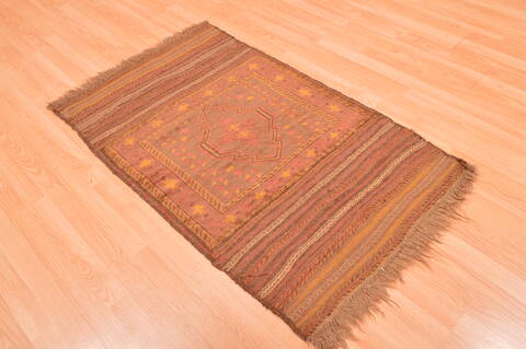 Baluch Brown Hand Knotted 210 X 45  Area Rug 100-89810 Image 6