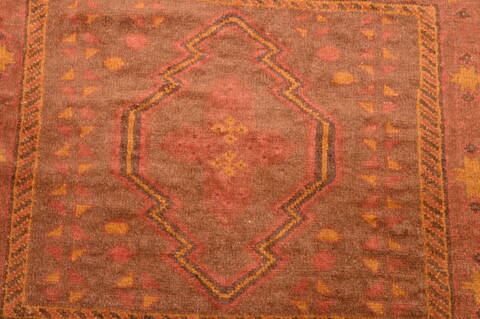 Baluch Brown Hand Knotted 210 X 45  Area Rug 100-89810 Image 9