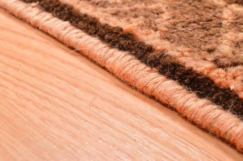 Baluch Brown Hand Knotted 210 X 45  Area Rug 100-89812 Image 9