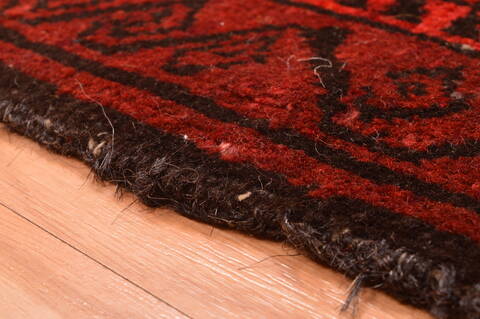 Baluch Brown Hand Knotted 28 X 39  Area Rug 100-89813 Image 11