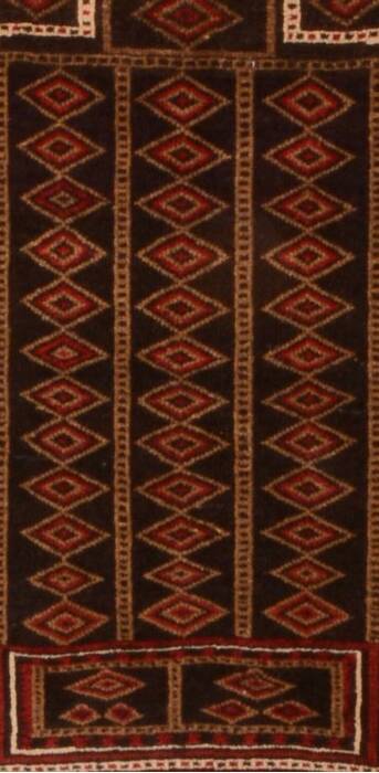 Baluch Brown Hand Knotted 28 X 39  Area Rug 100-89813 Image 0