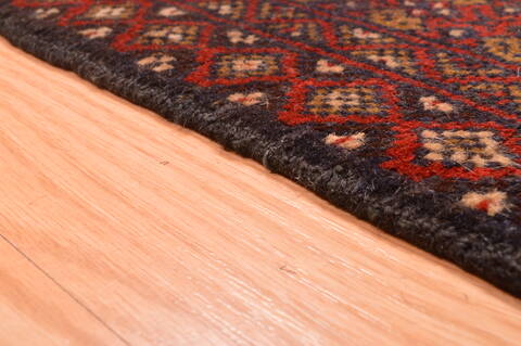 Baluch Beige Hand Knotted 28 X 47  Area Rug 100-89817 Image 5
