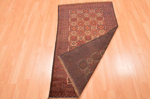 Baluch Beige Hand Knotted 28 X 47  Area Rug 100-89817 Image 6