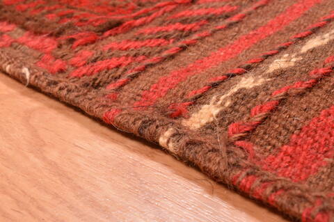 Baluch Brown Hand Knotted 29 X 50  Area Rug 100-89819 Image 11