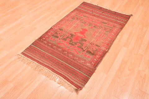 Baluch Brown Hand Knotted 29 X 50  Area Rug 100-89819 Image 5