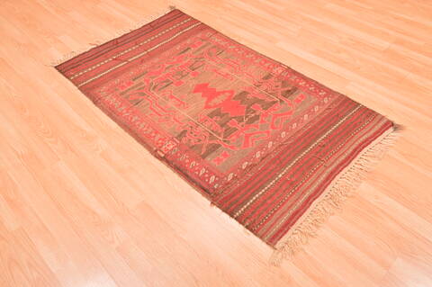 Baluch Brown Hand Knotted 29 X 50  Area Rug 100-89819 Image 6