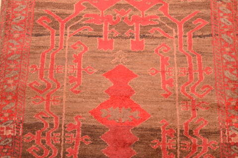 Baluch Brown Hand Knotted 29 X 50  Area Rug 100-89819 Image 8