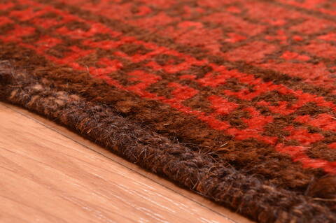 Baluch Red Hand Knotted 30 X 47  Area Rug 100-89820 Image 9