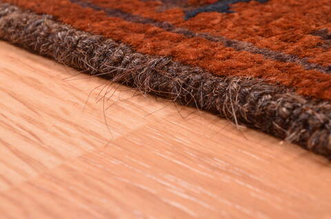 Baluch Brown Hand Knotted 23 X 41  Area Rug 100-89822 Image 9