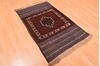 Baluch Red Hand Knotted 30 X 47  Area Rug 100-89829 Thumb 6