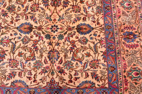Khorasan Cream Hand Knotted 97 X 135  Area Rug 100-89838 Image 11