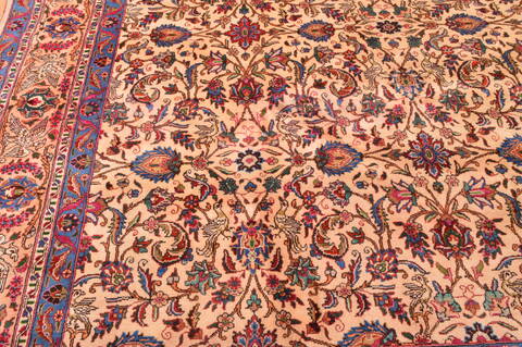 Khorasan Cream Hand Knotted 97 X 135  Area Rug 100-89838 Image 14