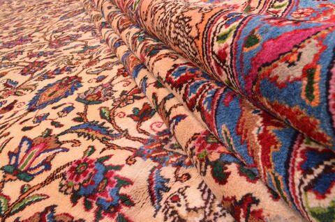 Khorasan Cream Hand Knotted 97 X 135  Area Rug 100-89838 Image 17