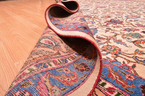 Khorasan Cream Hand Knotted 97 X 135  Area Rug 100-89838 Image 18