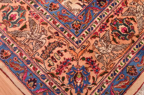 Khorasan Cream Hand Knotted 97 X 135  Area Rug 100-89838 Image 4