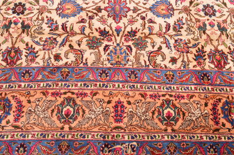 Khorasan Cream Hand Knotted 97 X 135  Area Rug 100-89838 Image 5