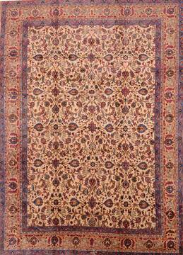Khorasan Cream Hand Knotted 9'7" X 13'5"  Area Rug 100-89838