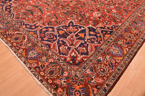 Bakhtiar Brown Hand Knotted 108 X 163  Area Rug 100-89841 Image 12