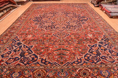 Bakhtiar Brown Hand Knotted 108 X 163  Area Rug 100-89841 Image 1