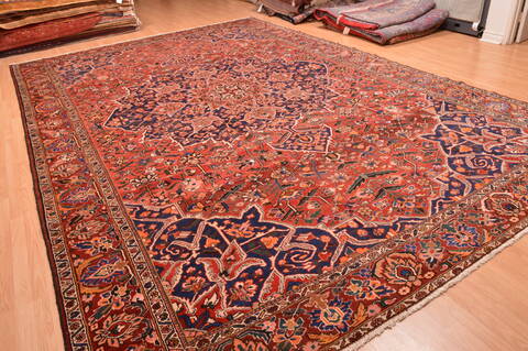 Bakhtiar Brown Hand Knotted 108 X 163  Area Rug 100-89841 Image 3