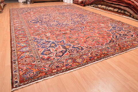 Bakhtiar Brown Hand Knotted 108 X 163  Area Rug 100-89841 Image 5