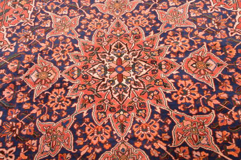 Bakhtiar Brown Hand Knotted 108 X 163  Area Rug 100-89841 Image 9