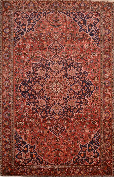 Bakhtiar Brown Hand Knotted 108 X 163  Area Rug 100-89841 Image 0